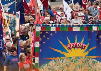 Hobart May Day Banner Parade and BBQ