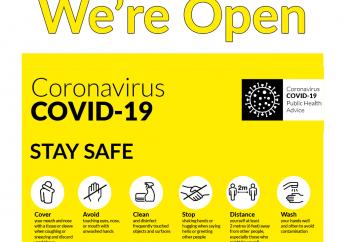 We are open