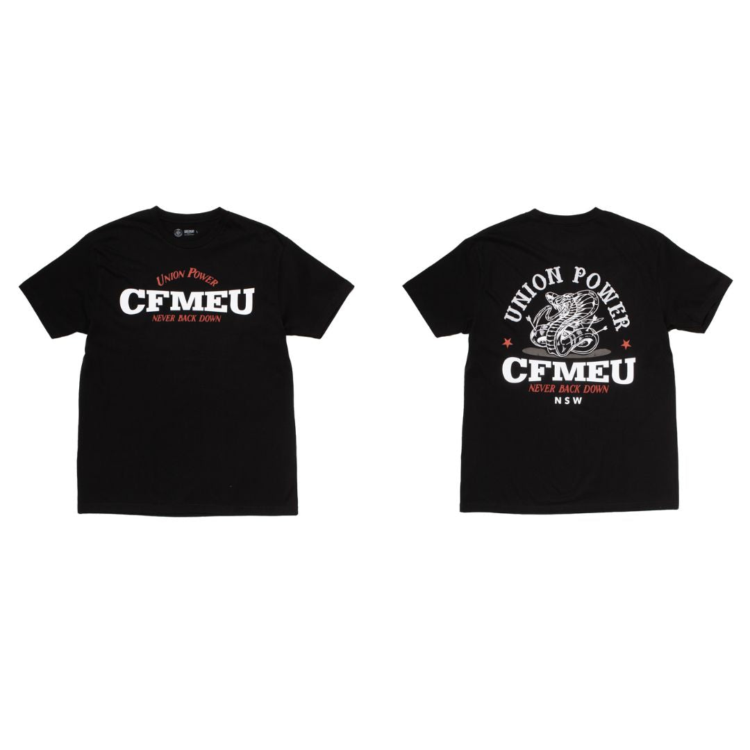 COBRA ILLUSTRATION TEE BLACK