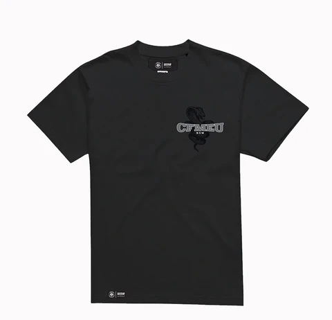 SNAKE GRAPHIC TEE BLACK